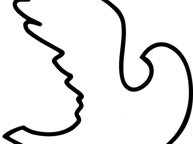 Drawn Dove Symbolism Art Clipart (640x480), Png Download