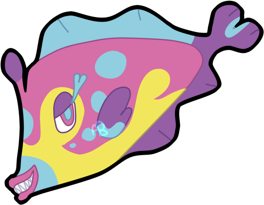Bruxish The Best Pokemon Ever By Albinoespeon Clipart (955x836), Png Download