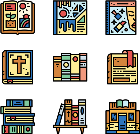 Bookstore - Icon Clipart (600x564), Png Download
