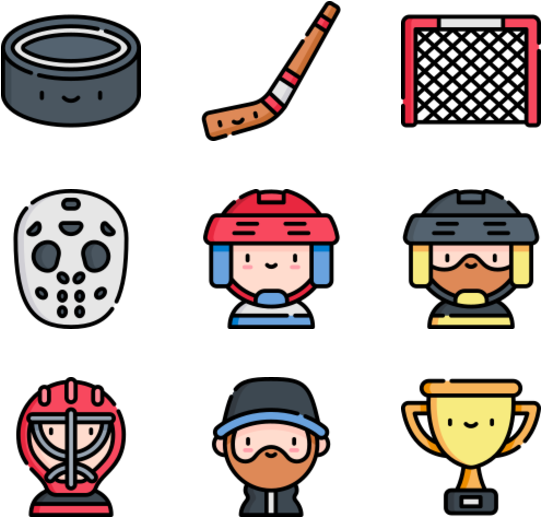 Hockey Clipart (600x564), Png Download