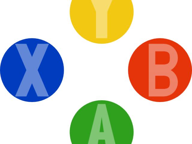Buttons Clipart Xbox - Xbox Controller Button Colors - Png Download (640x480), Png Download