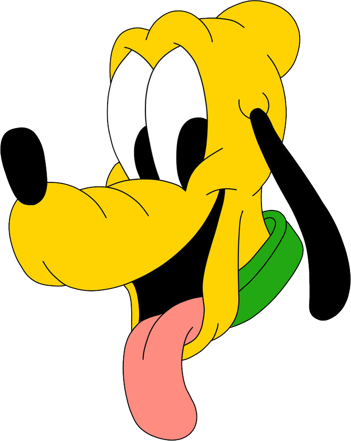 Disney Ears Png - Pluto Disney Clipart (698x878), Png Download