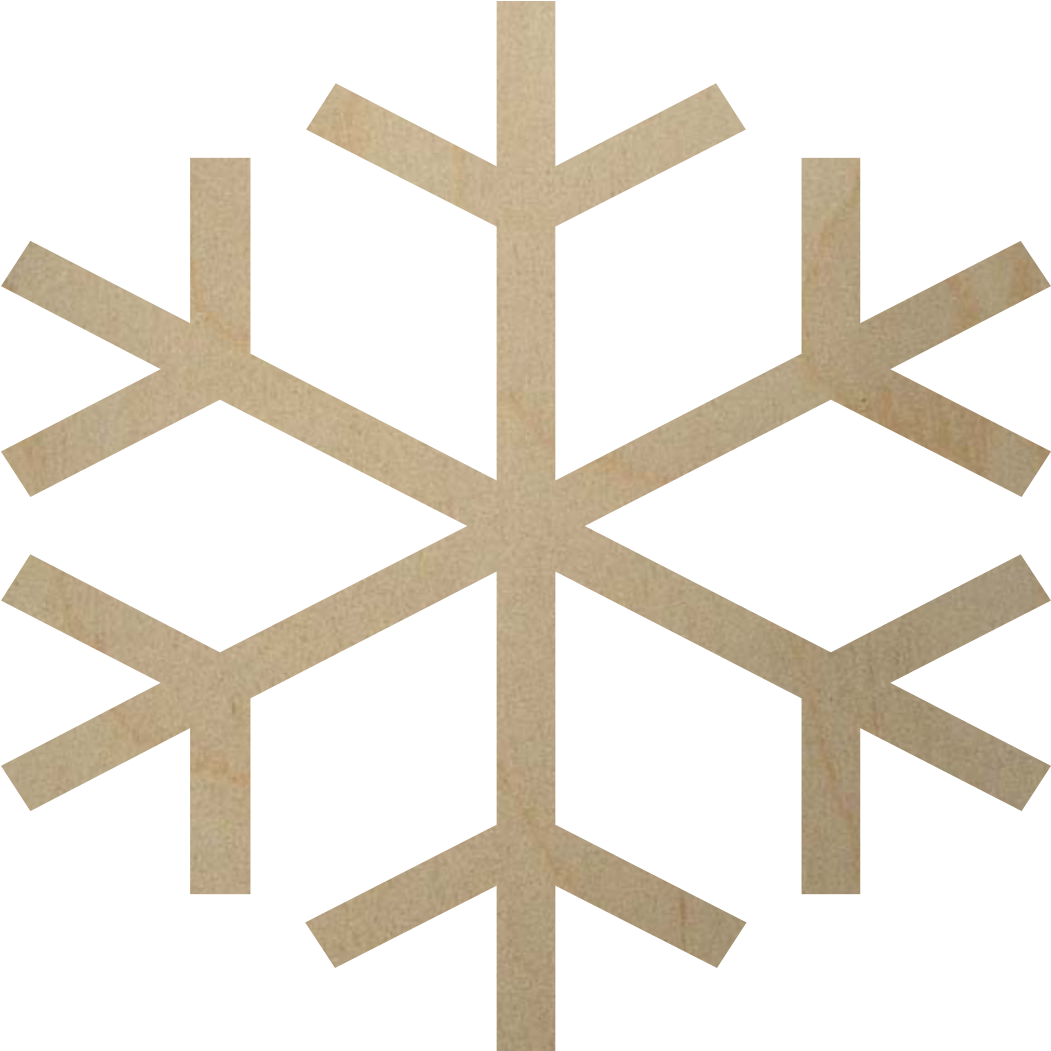 Snowflake Cut Out - Snowflake Clipart Simple - Png Download (1124x1690), Png Download