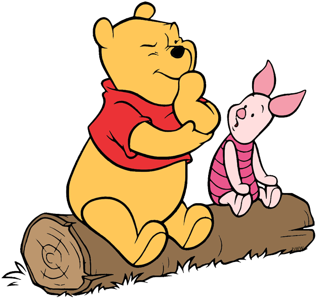 Winnie Pooh And Piglet Clip - Png Download (626x588), Png Download