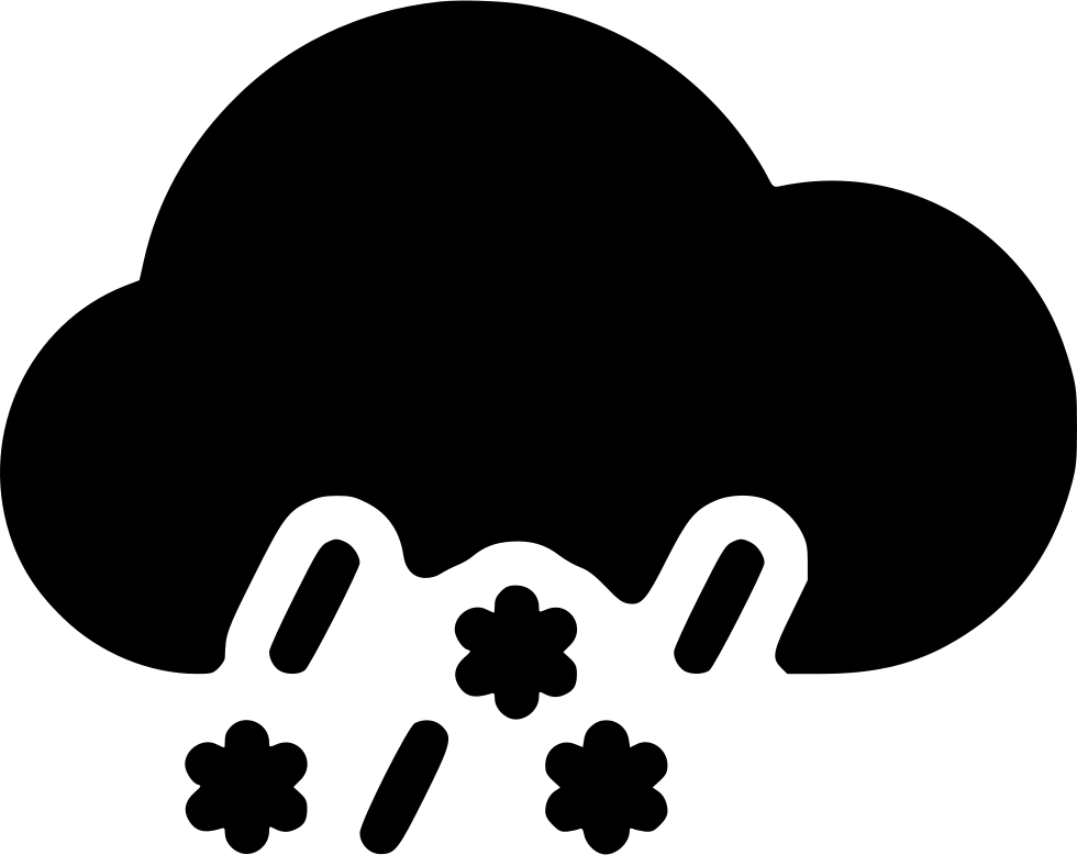 Snow Rain Free Icon Clipart (980x778), Png Download