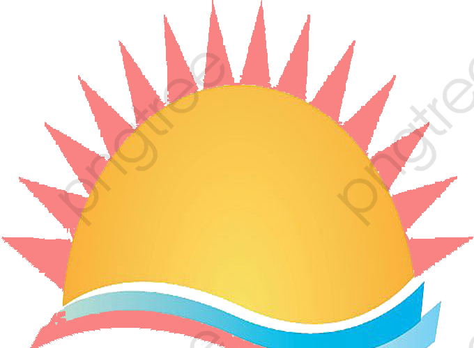 Sunrise Clipart Sea - Sol Horizonte Png Transparent Png (680x500), Png Download