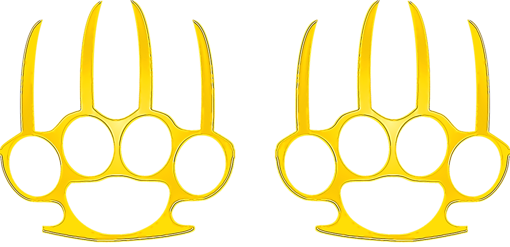 Avenger S Brass - Cat Paw Brass Knuckles Clipart (1024x496), Png Download