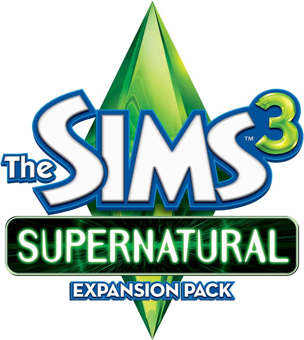 Sims 3 Supernatural Logo Clipart (1470x1359), Png Download