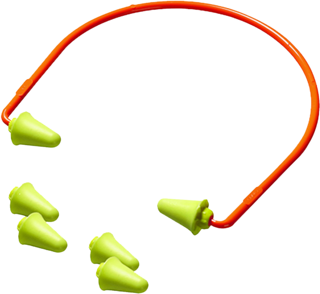 3m Co Peltor Sport Blasts Neon Yellow 2 Pairs - Earplug Clipart (640x594), Png Download