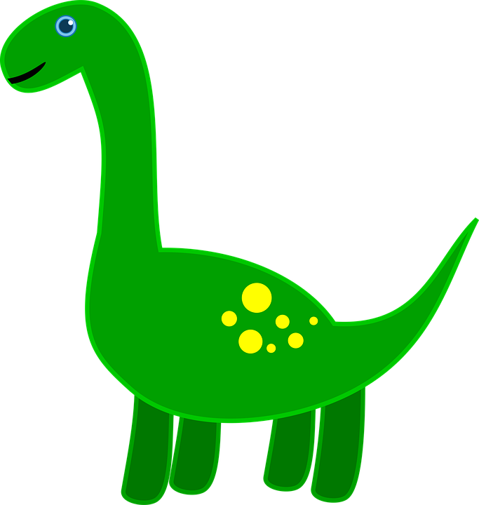 Dinosaur Toy Cute Girl Boy Extinct Dino Animal Clipart (683x720), Png Download