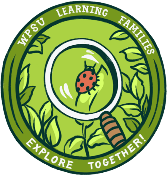 Badge Illustration Of A Lady Bug Enlarged By A Magnifying - Circle Clipart (600x600), Png Download