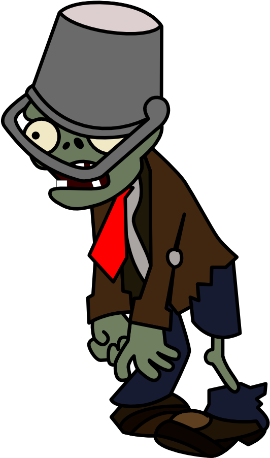 Buckethead By Epicpoodle - Plants Vs Zombies Zombie Bucket Clipart (767x1086), Png Download