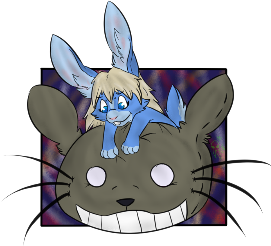 [ych Cm] Totoro´s Pillow - Cartoon Clipart (900x831), Png Download