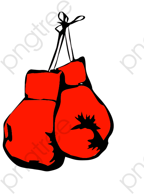 A Pair Of - Boxing Gloves Art Clipart (566x800), Png Download