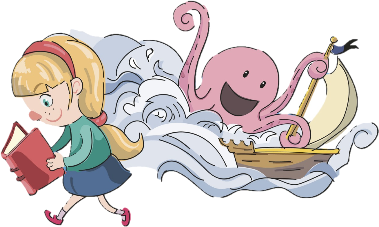 23 August - Reading While Walking Clipart - Png Download (1600x792), Png Download