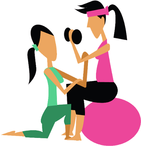 Pilates - Illustration Clipart (556x616), Png Download