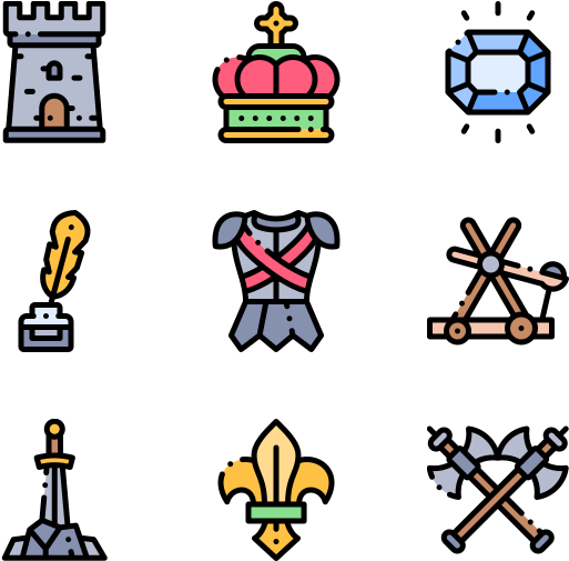 Medieval Clipart (600x564), Png Download