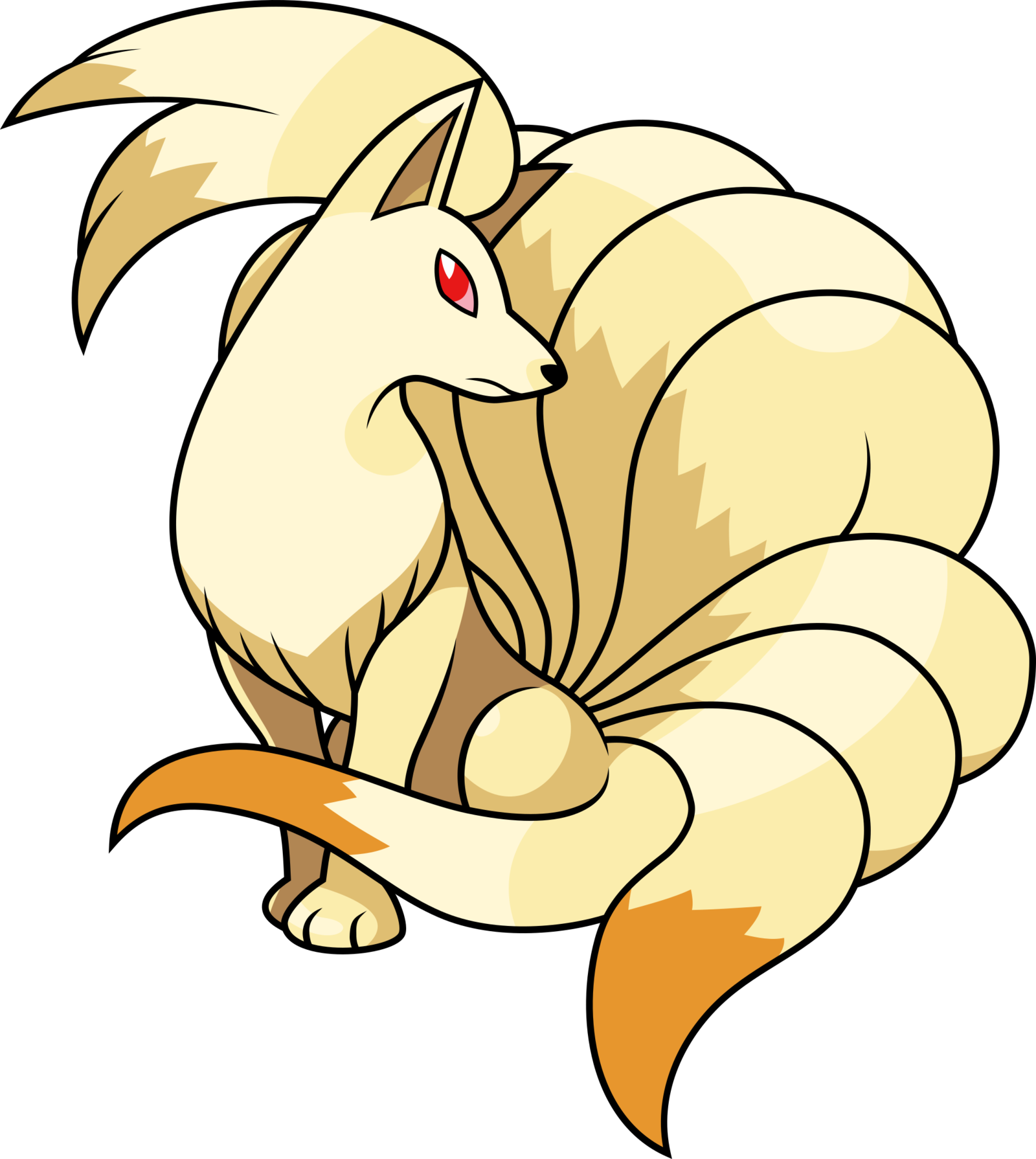 Pokemon Clipart Ninetails - Imagenes De Ninetales Pokemon - Png Download (1600x1790), Png Download