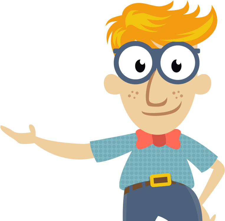 Geek Guy Big - Management Clipart (800x750), Png Download