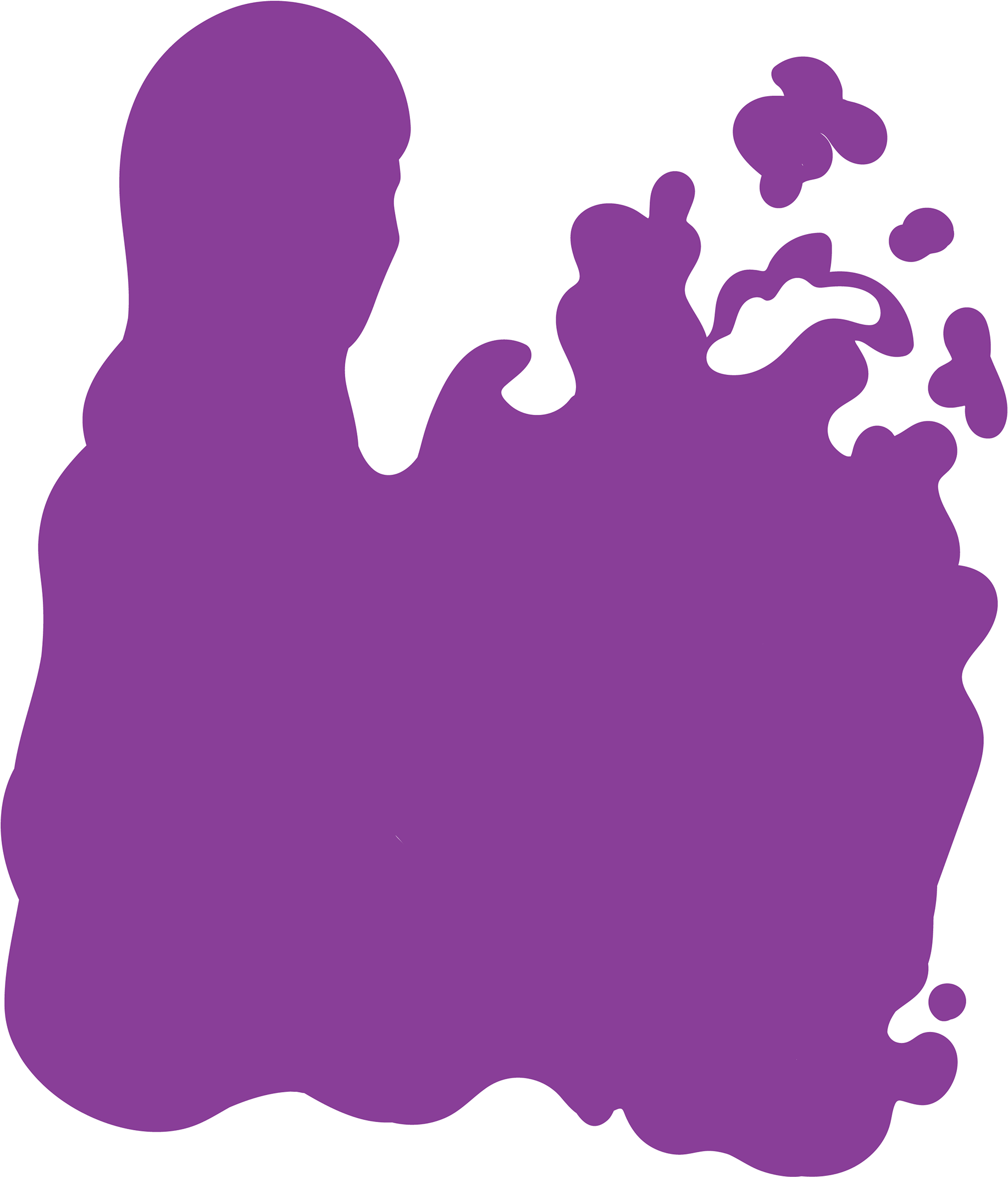 ↑back To Top - Silhouette Clipart (1920x2560), Png Download