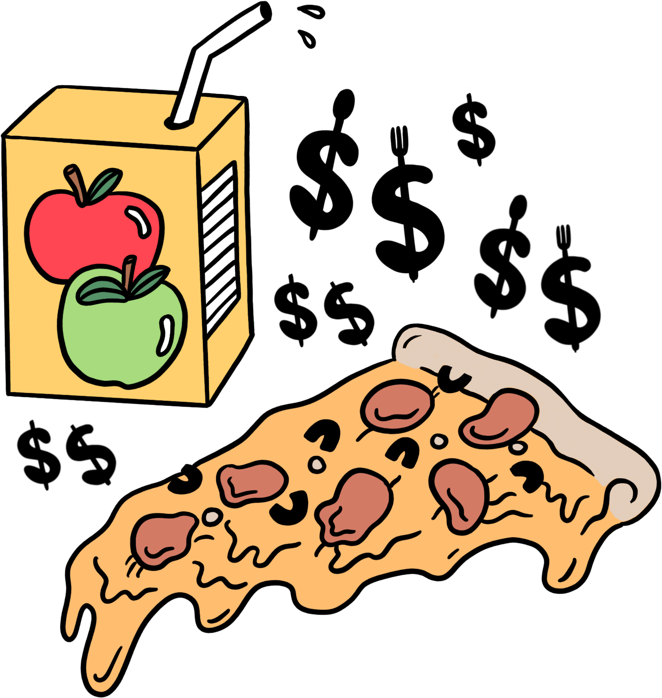 Fast-food Chains Infest Lower Place, Is There Room Clipart (1600x1600), Png Download