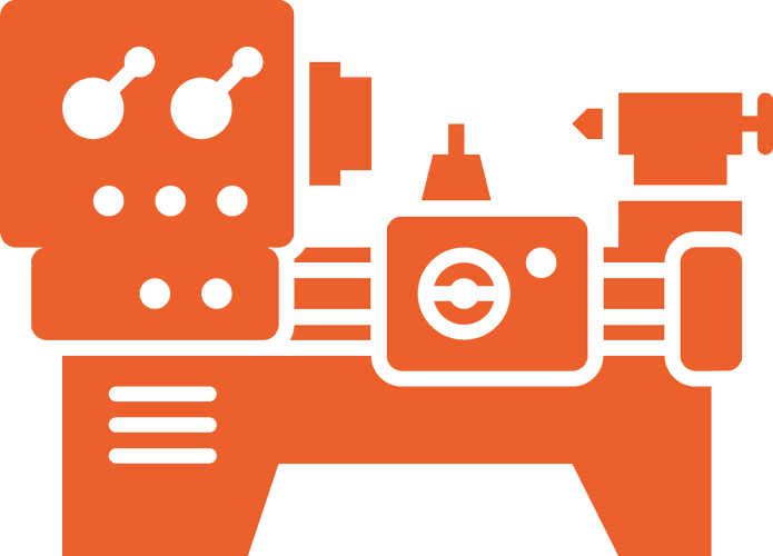 Knurling - Иконка Токарный Станок Clipart (695x500), Png Download