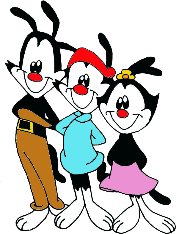 Animaniacs Png - Animaniacs Sticker - Coloring Book - Animaniacs Coloring Pages Yakko Clipart (592x790), Png Download