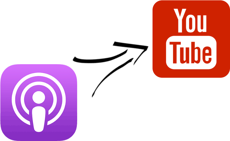 With Castos' New Youtube Republishing Feature We Give - Youtube Logo Black Clipart (763x468), Png Download