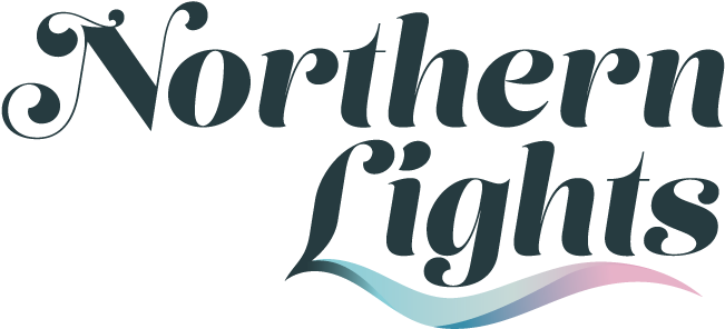 Logo On Behance - Northern Lights Calligraphy Clipart (842x595), Png Download