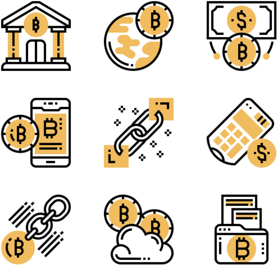 Blockchain - Cemetery Icons Clipart (600x564), Png Download