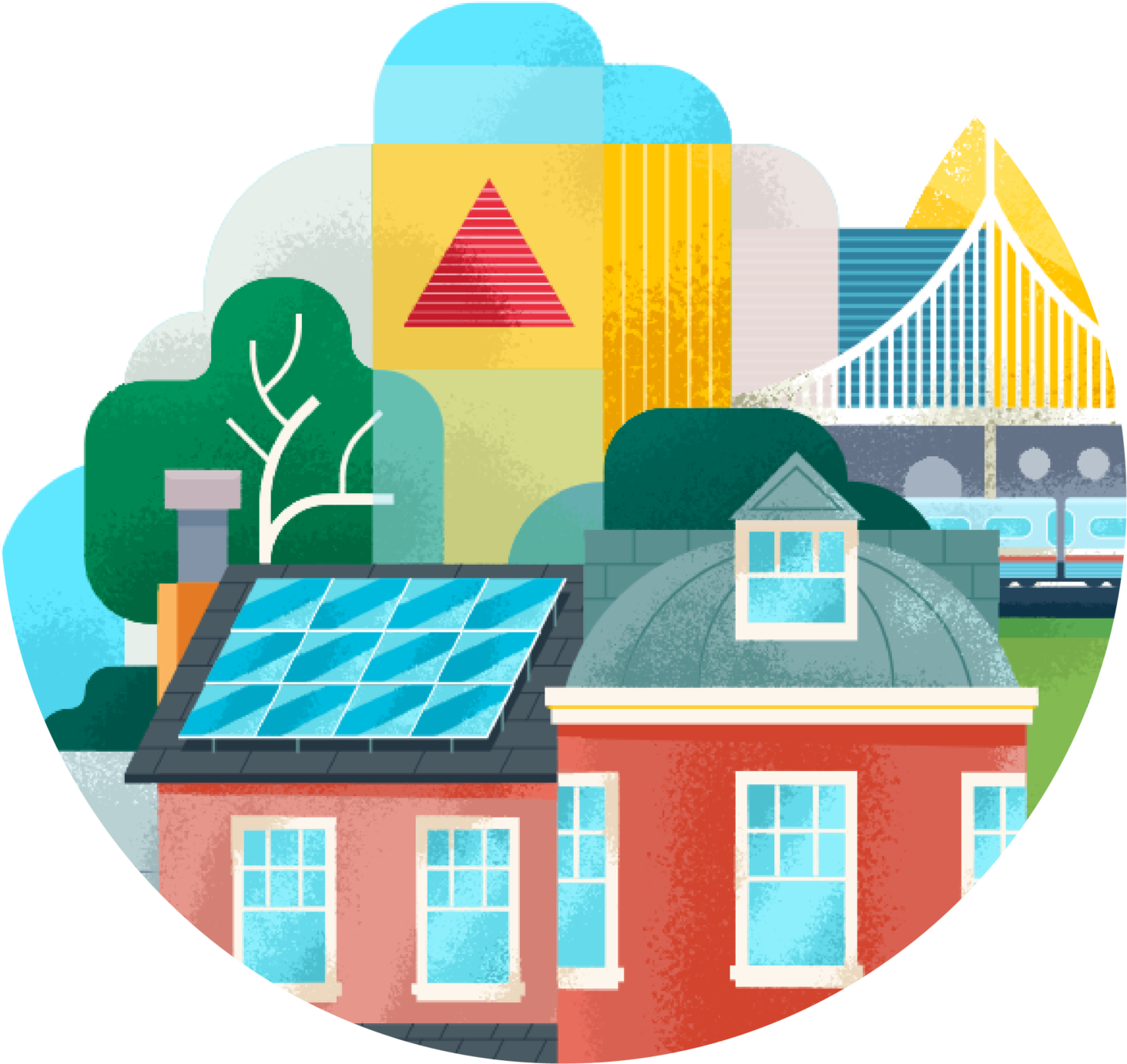 The Report Focuses On Buildings As One Of The Most - Illustration Clipart (1600x1600), Png Download