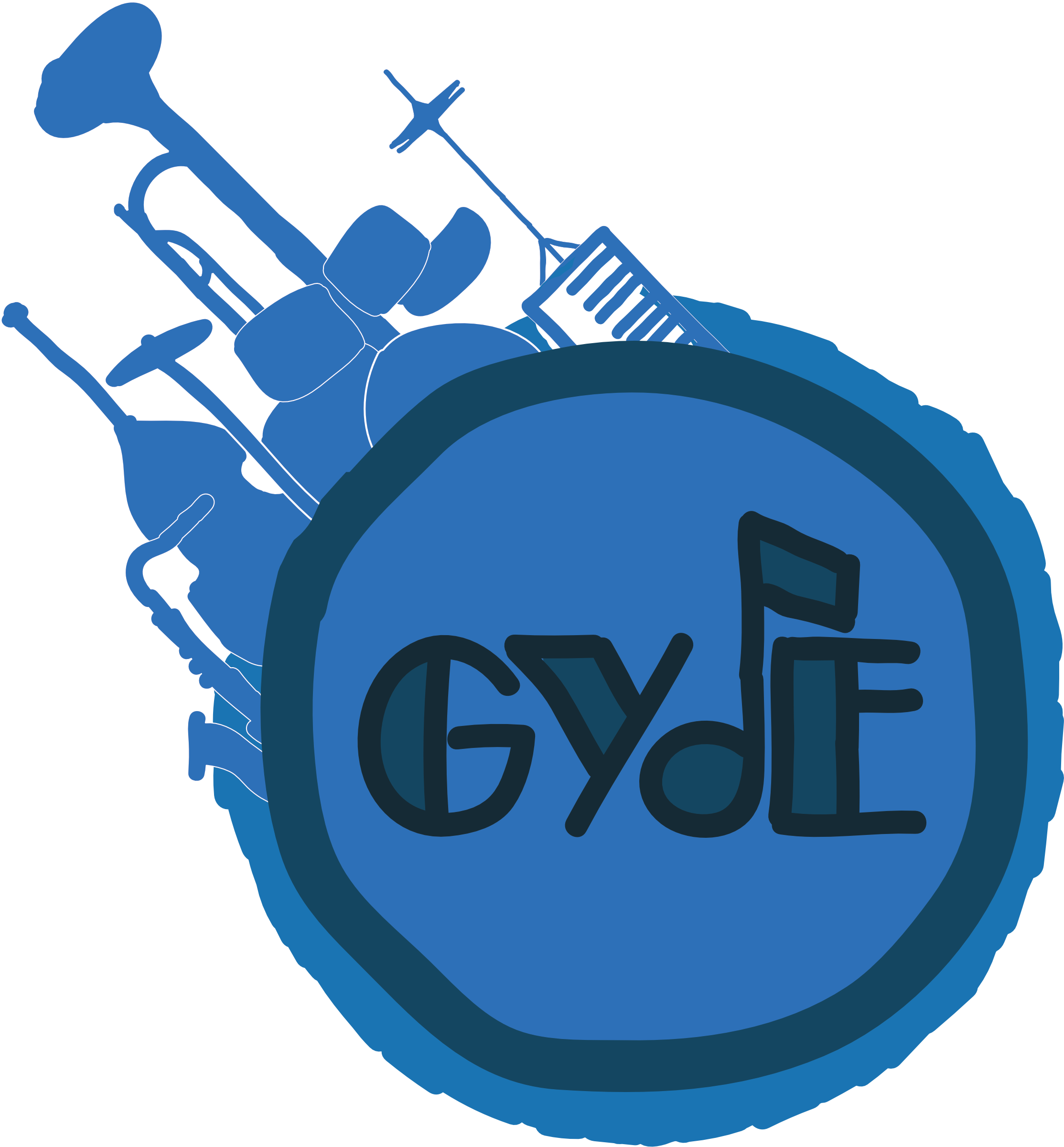 Jazz Band Png Clipart (2227x2400), Png Download