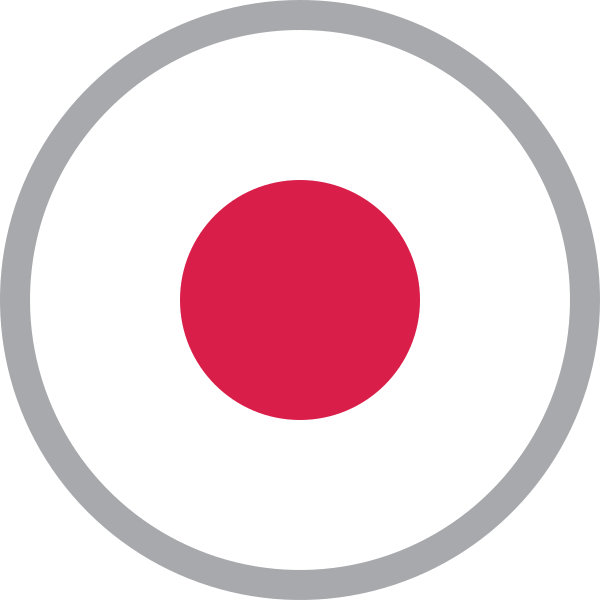 Red Circle Png Japan - Circle Clipart (600x600), Png Download