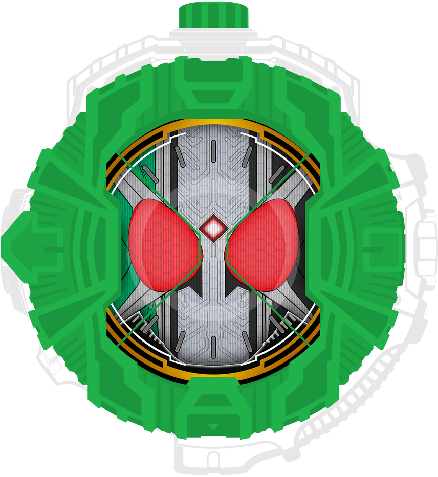 W Cyclone Joker Xtreme Ridewatch By Zeronatt1233 - Decade Ridewatch Clipart (856x933), Png Download