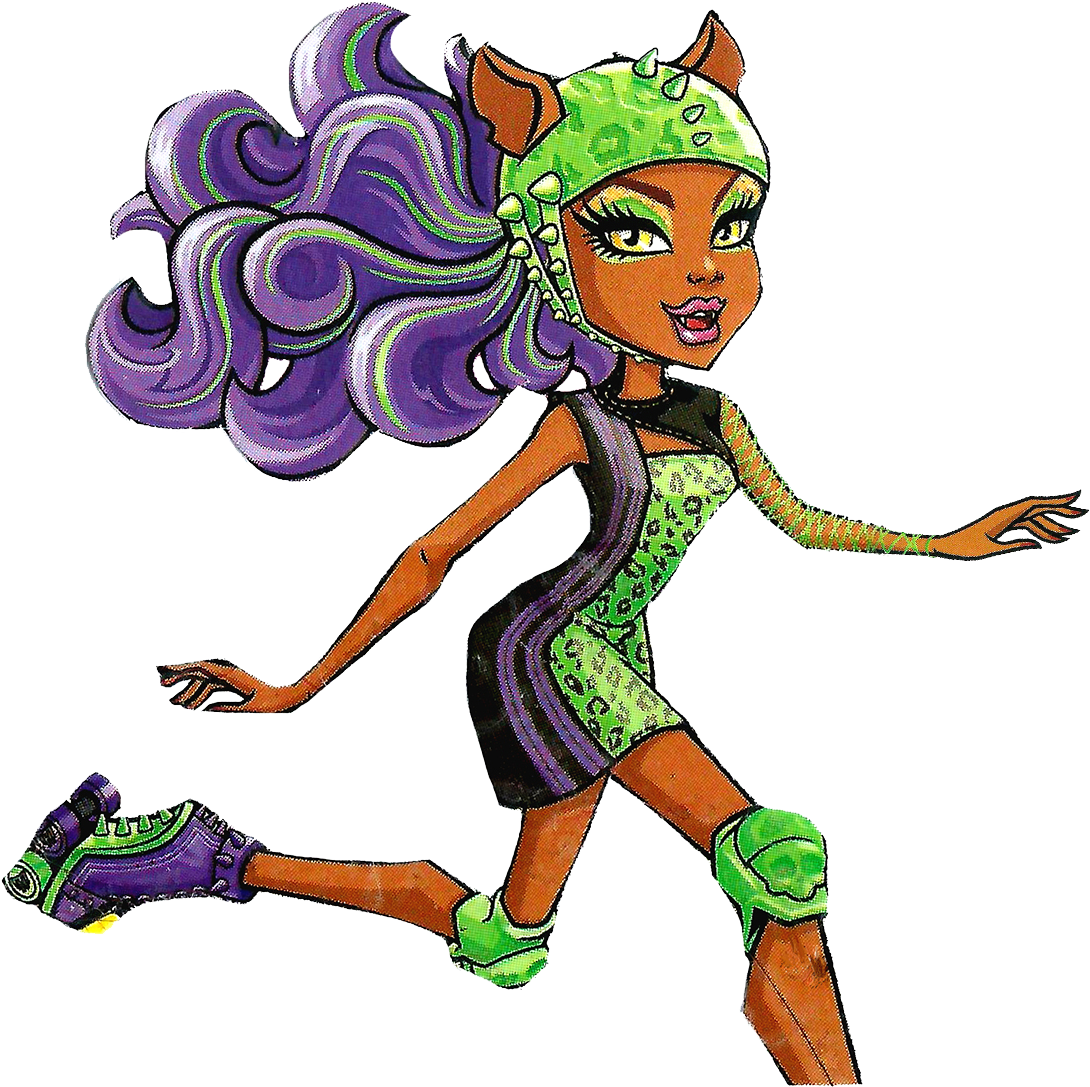 Skultimate Roller Maze - Clawdeen Sister Monster High Clipart (1090x1087), Png Download