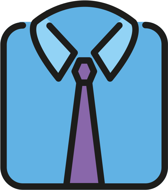 File - Openmoji-color 1f454 - Svg Clipart (768x768), Png Download