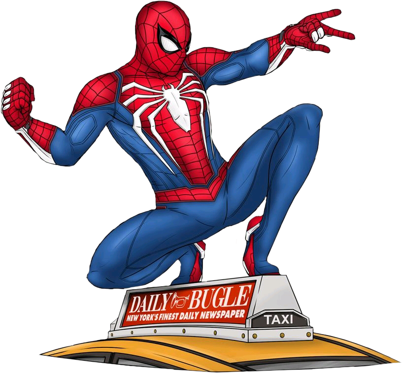 Marvel's Spider Man - Spider-man Clipart (900x802), Png Download