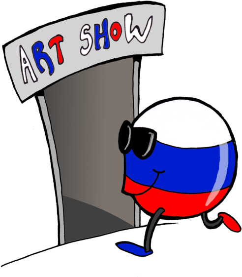 Russian Museums Set Their - Cartoon Clipart (1000x748), Png Download