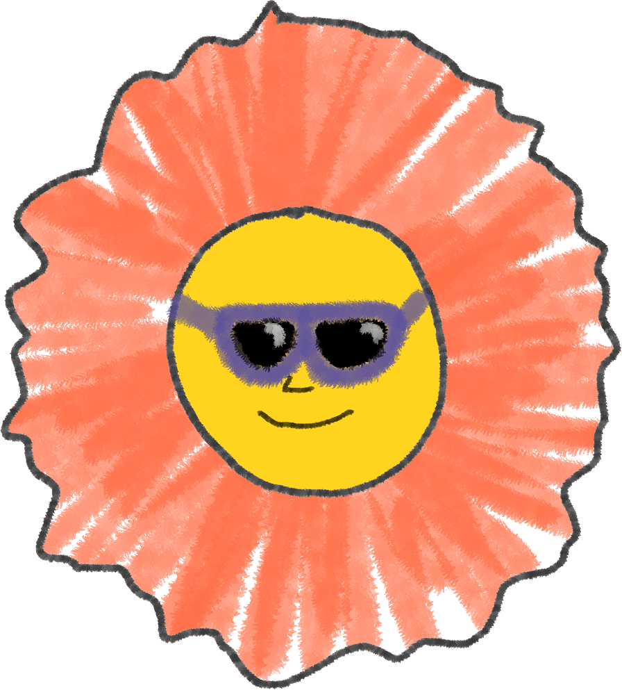 April Calendar - Sunflower Clipart (896x993), Png Download