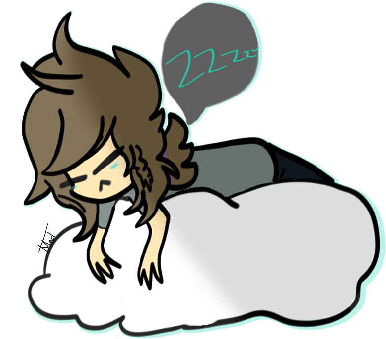 Cloud Naps Art - Cartoon Clipart (800x685), Png Download