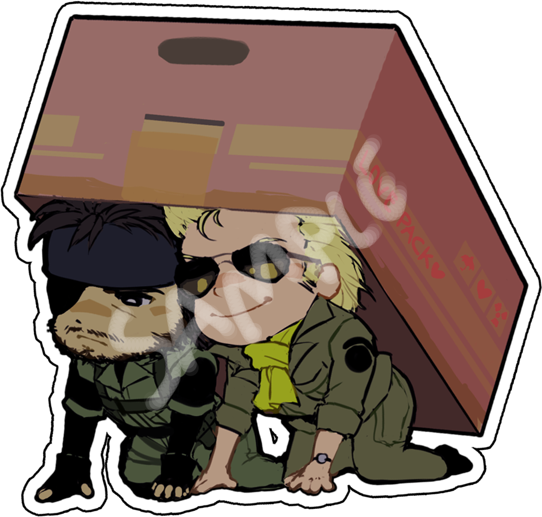 Zonknuckle - Mgs Chibi Clipart (2179x2179), Png Download