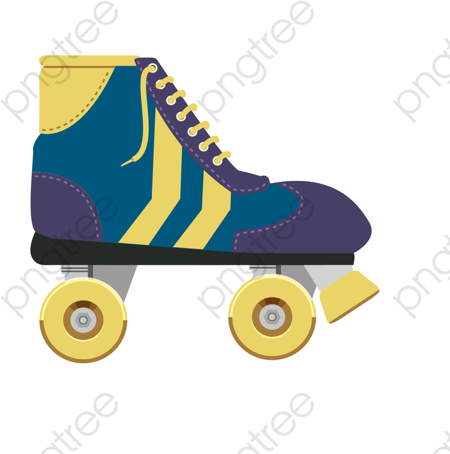 Roller Skate Clipart Christmas - Roller Skating - Png Download (1000x1000), Png Download