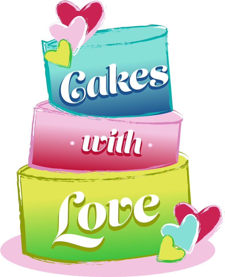 Logo Design By Abkdesign02 For Cakes With Love Clipart (1000x1000), Png Download