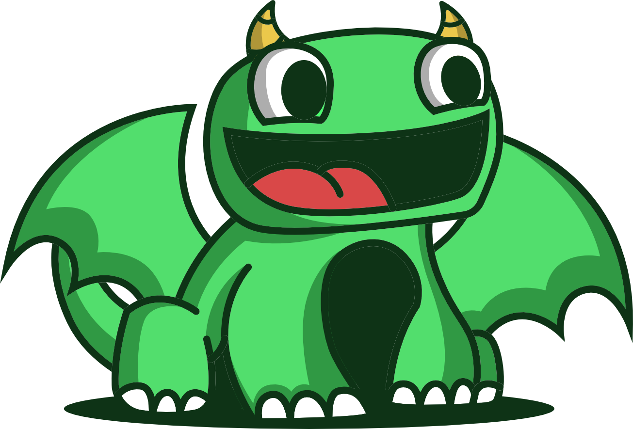 Dragonteach Logo - Cartoon Clipart (1305x885), Png Download