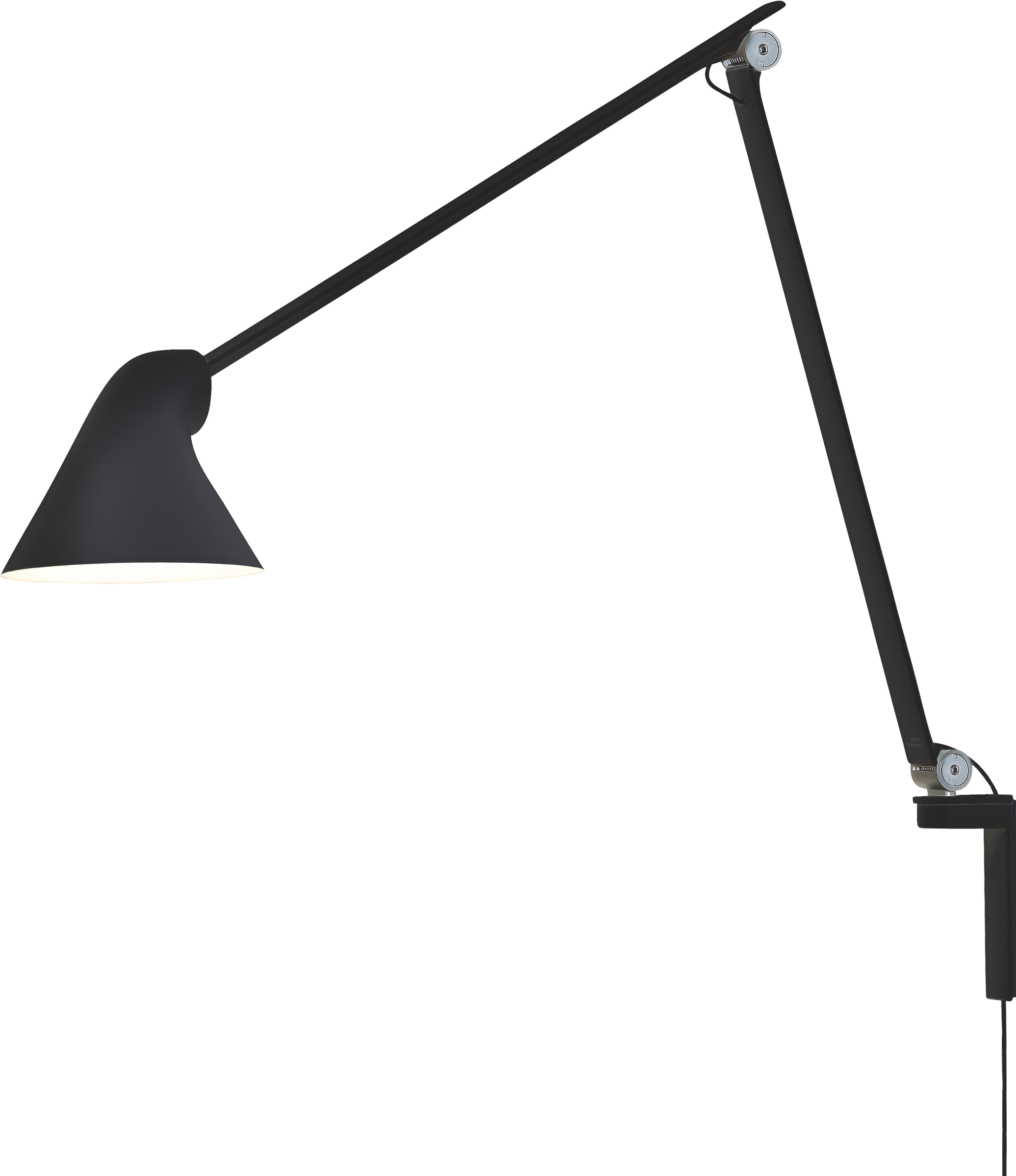 Louis Poulsen Njp Wall Lamp Long Arm Clipart (3000x3000), Png Download