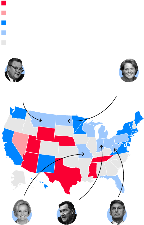 2022 Senate Map - John F. Kennedy Library Clipart (588x1018), Png Download