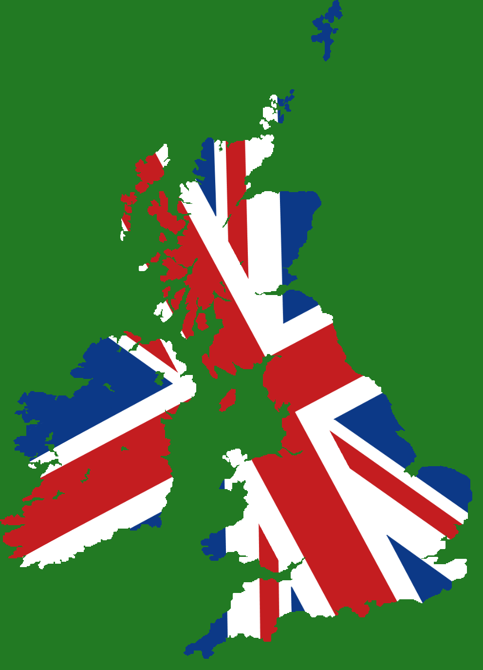 British Isles Union Jack Clipart (992x1374), Png Download