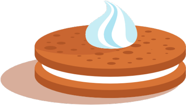 Dessert Clipart Cake Biscuit - Royal Icing - Png Download (640x480), Png Download