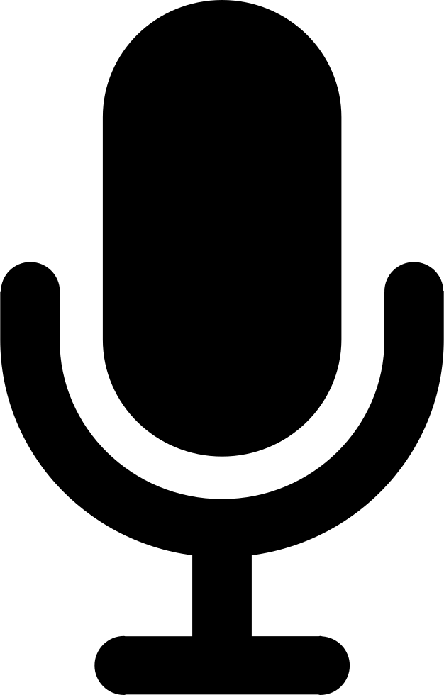 Recording Icon Png - Microphone Svg Icon Clipart (626x980), Png Download