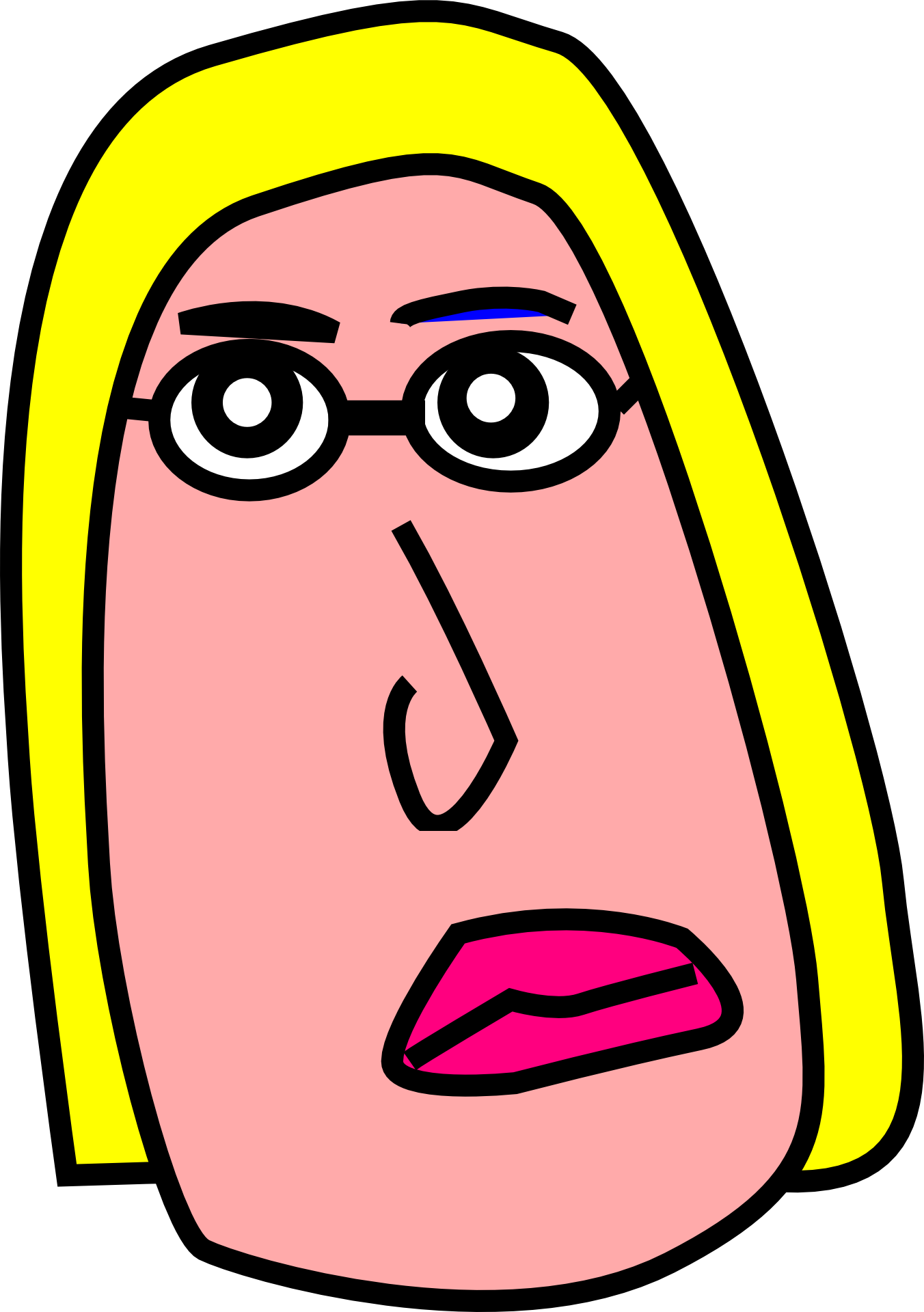 Sad Mouth Png - Clip Art Transparent Png (1352x1920), Png Download
